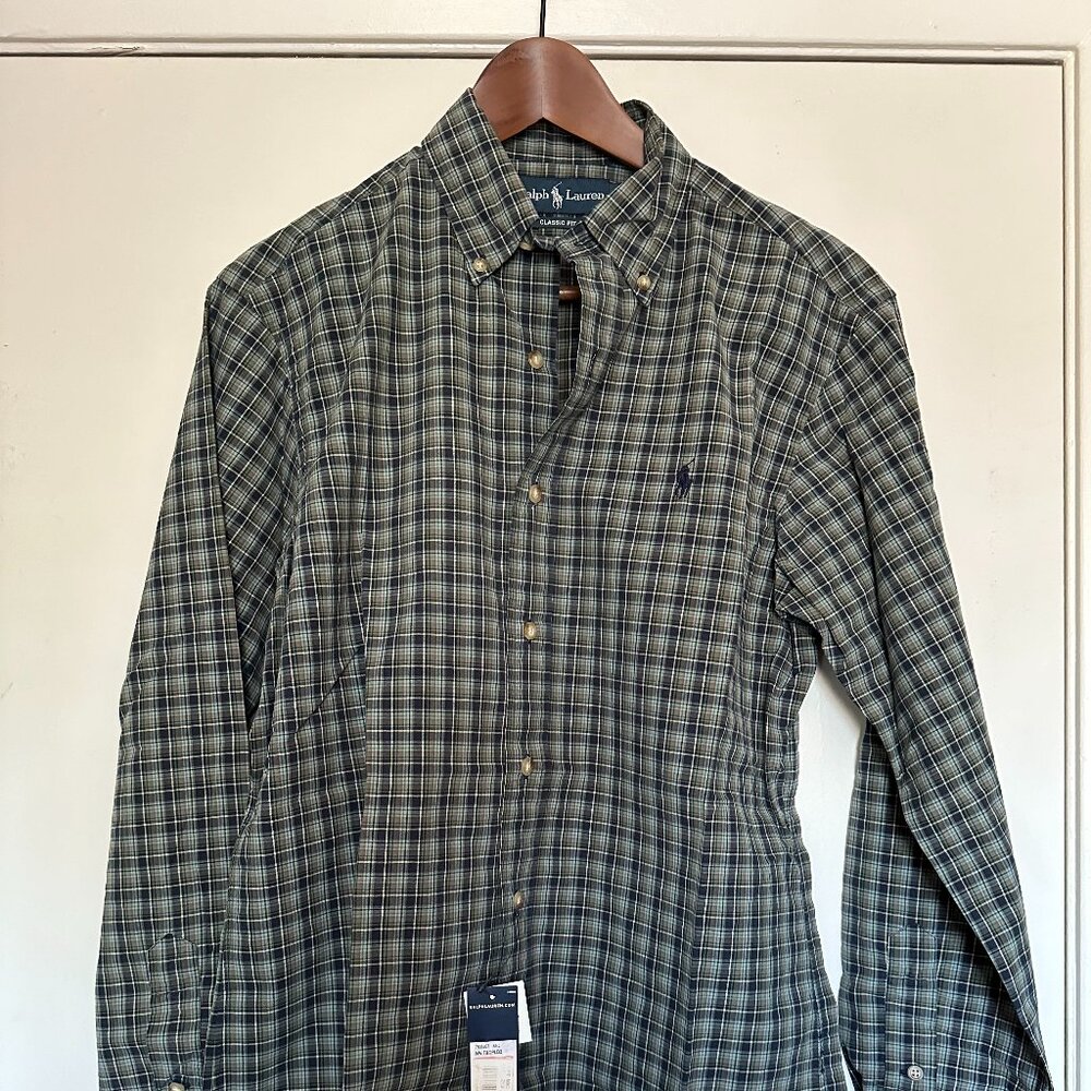 Polo Ralph Lauren Men’s Classic Fit Plaid Shirt Size Small NWT